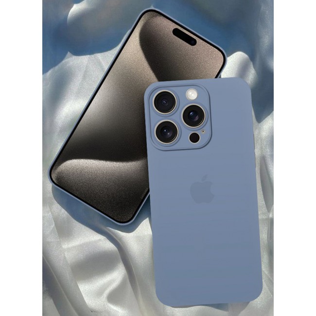 CATANES (for iPhone 15 Pro Max) Case Cover Air Skin Series Back Cover Sturdy Durable Thin Case Drop Protection Cover Transparent Blue