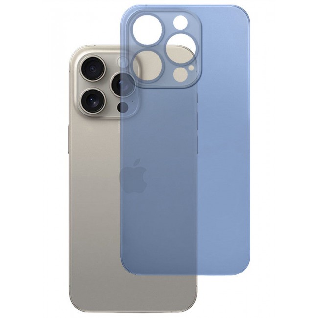 CATANES (for iPhone 15 Pro Max) Case Cover Air Skin Series Back Cover Sturdy Durable Thin Case Drop Protection Cover Transparent Blue