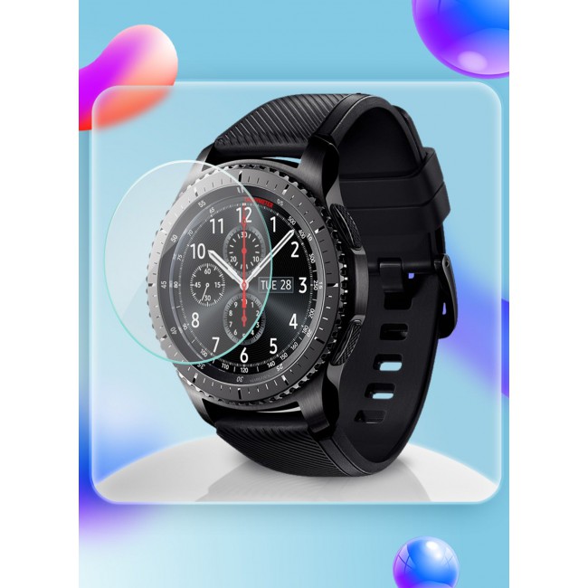CATANES 3Packs Tempered Glass Screen Protector for Samsung Gear S3 Frontier – HD Clarity, 9H Hardness, Scratch-Resistant