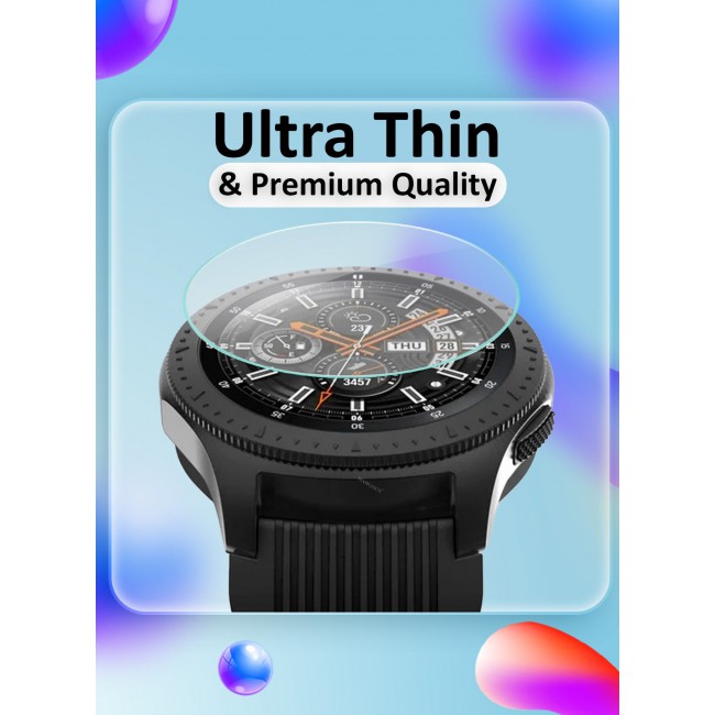 CATANES 3Packs Tempered Glass Screen Protector for Samsung Gear S3 Frontier – HD Clarity, 9H Hardness, Scratch-Resistant