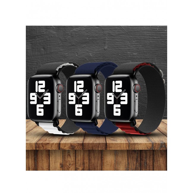 CATANES 3 Pack Of Apple Watch Alpine Loop Band 38mm 40mm 41mm Women Men Adjustable with Metal G-Hook Strap for iWatch Series 7/SE/6/5/4/3/2/1 Multicolour
