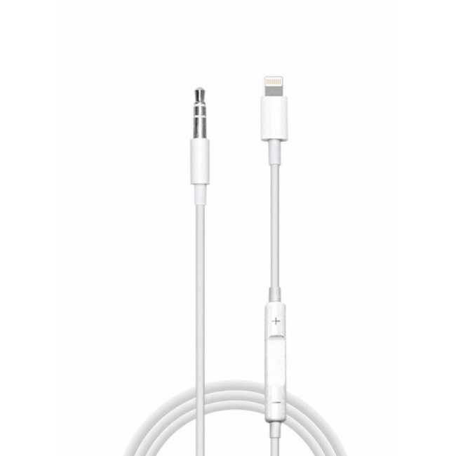 CATANES Lightning to 3.5mm Aux Audio Headphone Wire Control Adapter Audio Cable for iPhone 8 Pin Port Devices 100cm