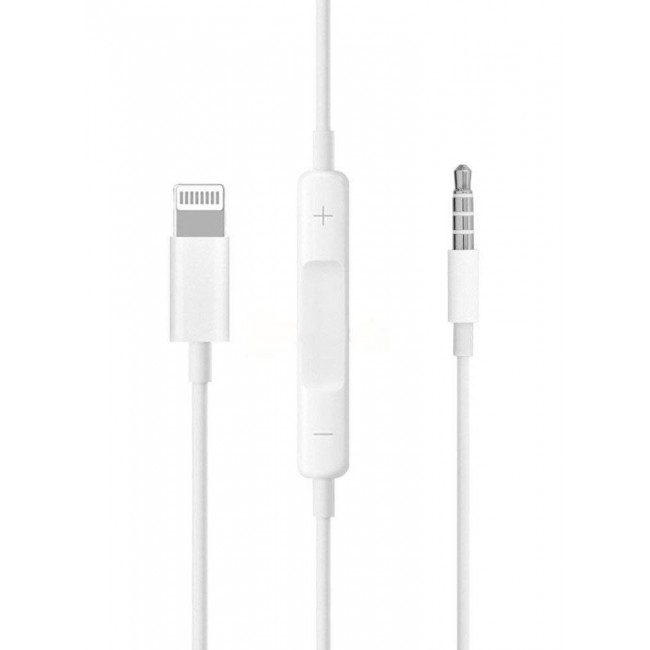 CATANES Lightning to 3.5mm Aux Audio Headphone Wire Control Adapter Audio Cable for iPhone 8 Pin Port Devices 100cm