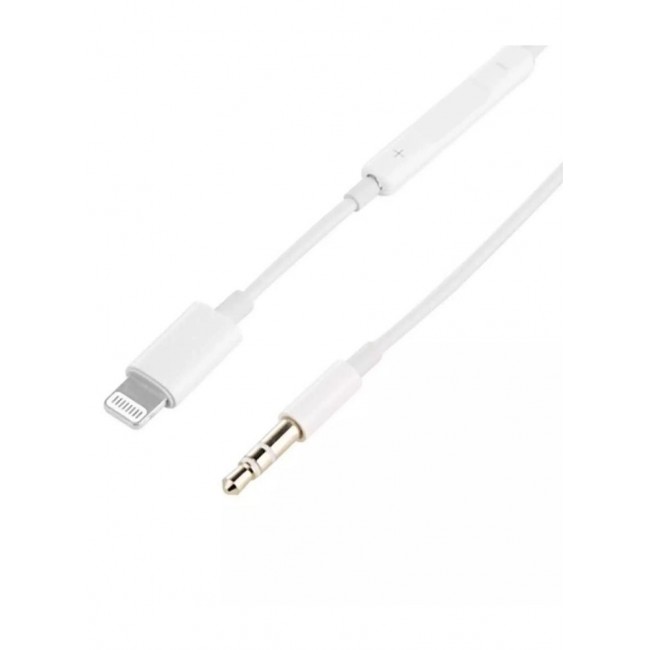 CATANES Lightning to 3.5mm Aux Audio Headphone Wire Control Adapter Audio Cable for iPhone 8 Pin Port Devices 100cm