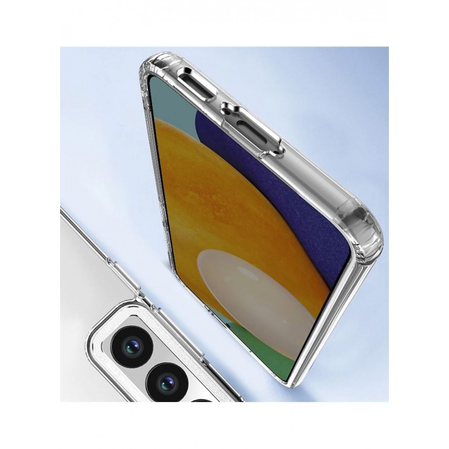 CATANES Samsung Galaxy S23 Plus Clear Case Shockproof Slim Anti-Yellow Hybrid Hard PC+ TPU Cover Metal Camera Lens Frame