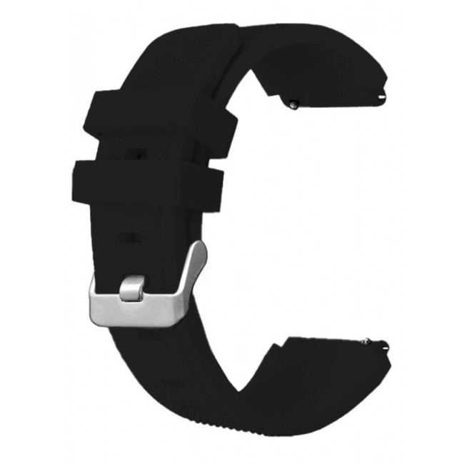 CATANES (for Huawei GT4 22mm) Silicone Strap,Sport Wristband Strap Adjustable Silicone Sport Band Black