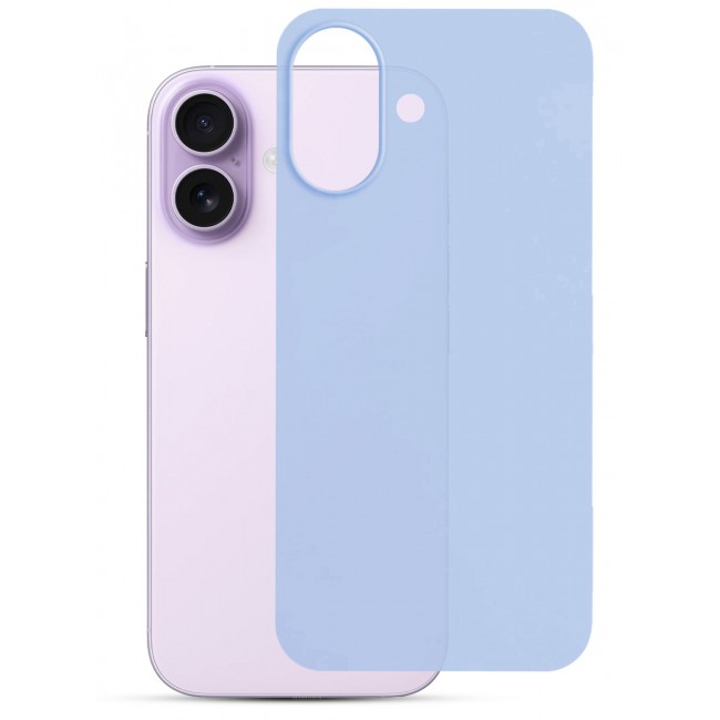CATANES Air Skin Frosted Matte Case for iPhone 17 - Stylish Ultra Slim Back Cover - Light Blue