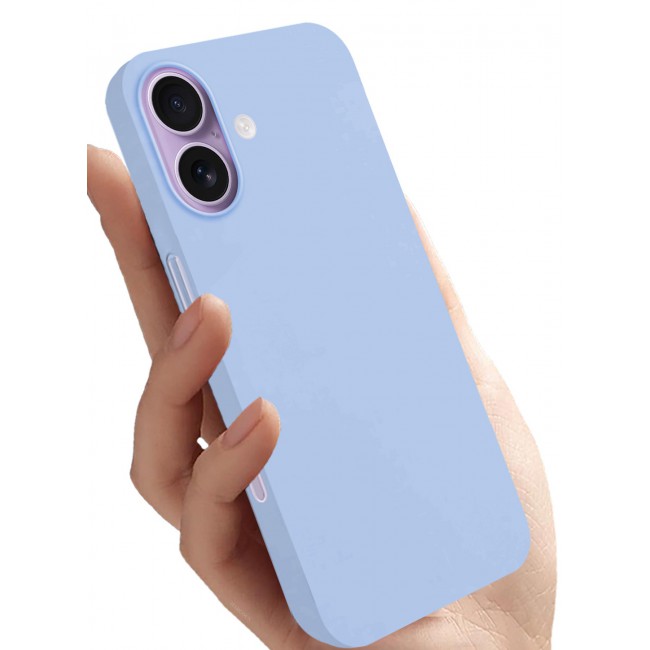 CATANES Air Skin Frosted Matte Case for iPhone 17 - Stylish Ultra Slim Back Cover - Light Blue
