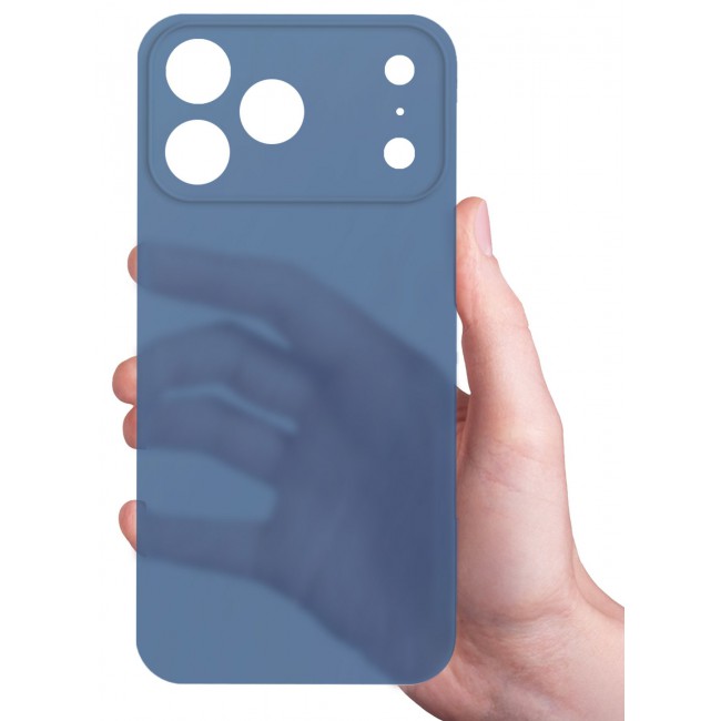 CATANES Air Skin Frosted Matte Case for iPhone 17 Pro Max - Stylish Ultra Slim Back Cover - Deep Blue