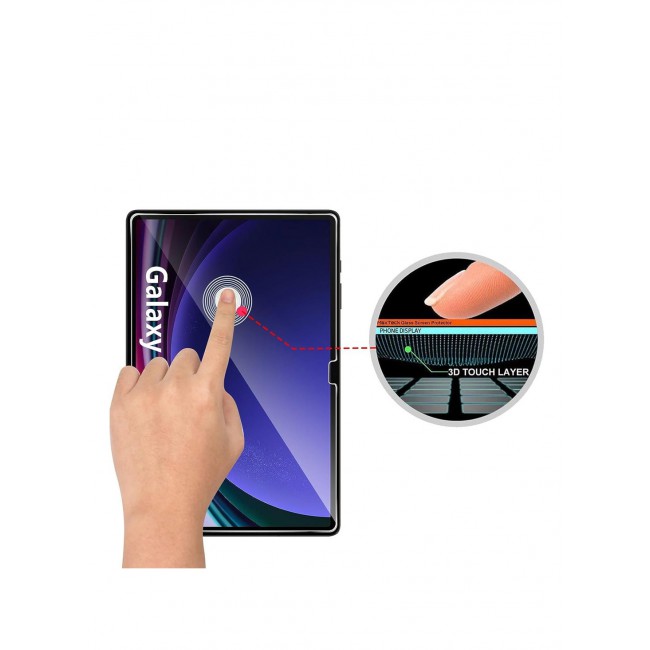 CATANES 3 Pack For Samsung Galaxy Tab S9 Plus Screen Protcetor Scratch and Shatter Resistant Anti Bubble Glass
