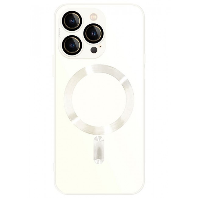 CATANES iphone 14 Pro Max Case and Cover With MagSafe Built-in High-Grade TPU Material White