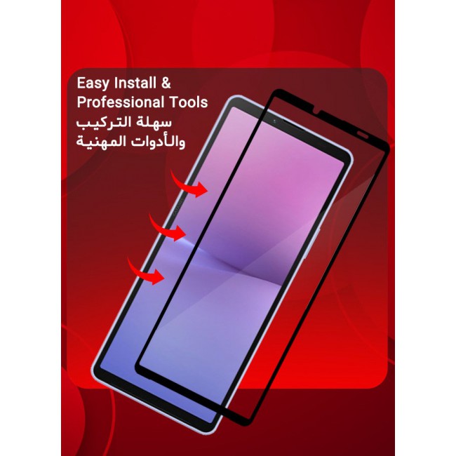 CATANES [for Sony Xperia 10 V] Screen Protector Tempered Glass Anti-Scratch Screen Protector Case Friendly HD Clear Protective Film