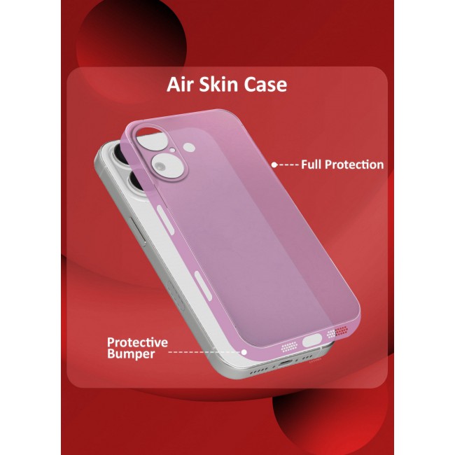 CATANES ( for iPhone 16 ) Case Cover Air Skin Series Back Cover Sturdy Durable Thin Case Drop Protection Cover Clear