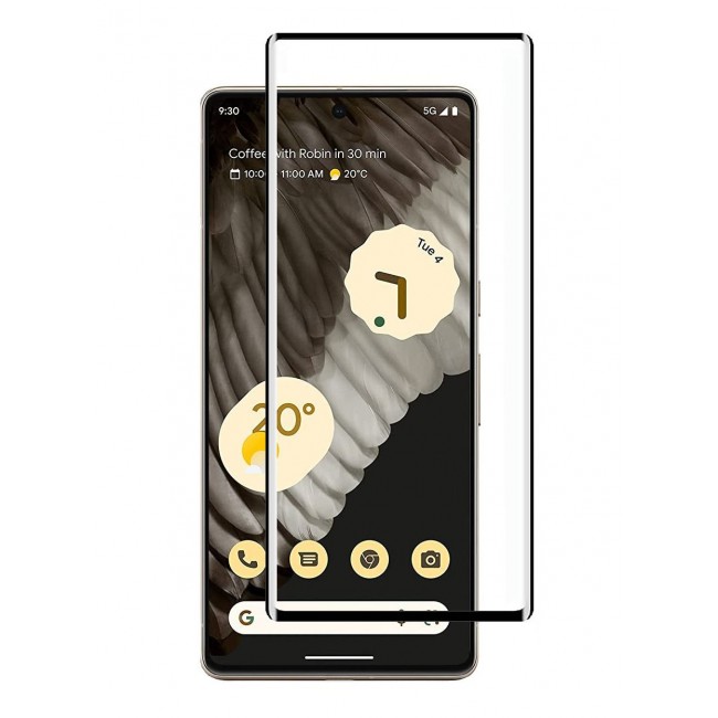 CATANES Google Pixel 7 Pro Screen Protector Tempered Glass 9H Anti-Scratch Shatterproof HD Curved Edge to Edge Full Coverage Film 6.7 inch