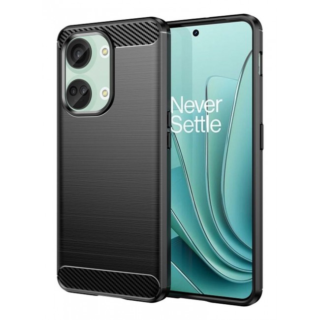 CATANES OnePlus Nord 3 Case Cover Soft TPU Bumper Protective Back Case Black