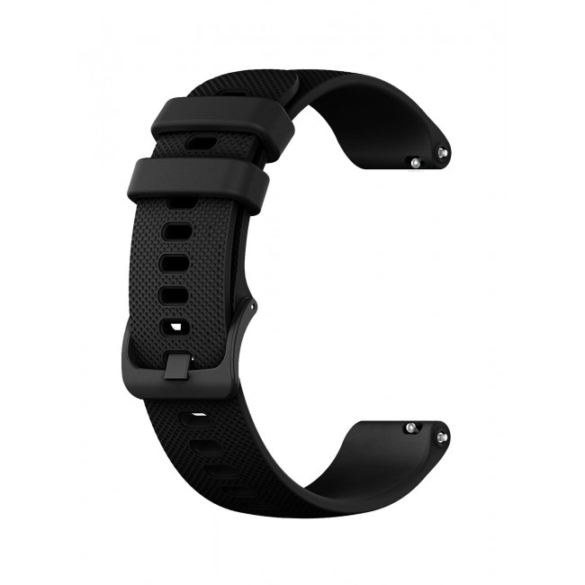 CATANES (For All Smartwatches 22mm) 22mm Silicone Straps Watch Band Strap for Huawei GT3 / Huawei GT3 pro/Huawei GT/Huawei GT 2 (46mm) Watch Band/Huawei Watch GT2 Pro Strap/Samsung Galaxy Watch 46mm / Galaxy Watch 3 45mm - Black