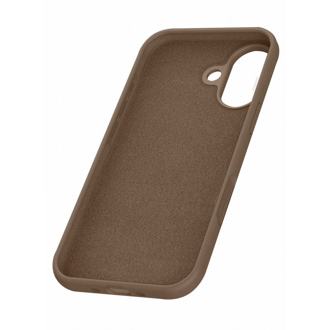 CATANES 2 Packs Silicone Protective Phone Case for iPhone 17 - Soft Anti-Scratch Microfiber Lining Ultra Slim Drop Protection Phone Cover with Privacy Screen Protector - Desert Titanium