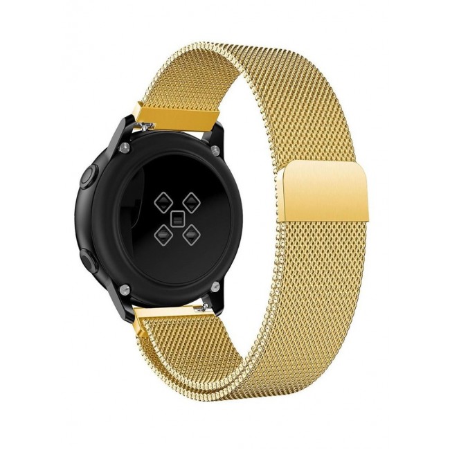 CATANES Milanese Stainless Steel 20mm size for Samsung Galaxy Watch 7, 6, 6 Classic, 5, 5 Pro, 4, 4 Classic and Active 2 - Gold