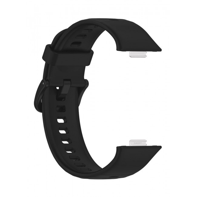 CATANES Wristband for Huawei Watch Fit 3/Fit 4/Fit 4 Pro Bands, Silicone Bracelet Quick Release Arm Band, Replacement Smartwatch Band Quick Release Sport Strap - Black