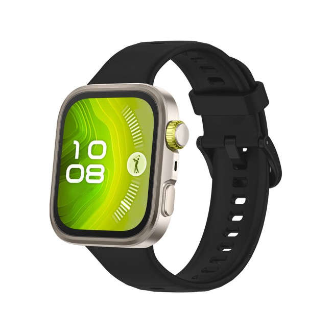 CATANES Wristband for Huawei Watch Fit 3/Fit 4/Fit 4 Pro Bands, Silicone Bracelet Quick Release Arm Band, Replacement Smartwatch Band Quick Release Sport Strap - Black