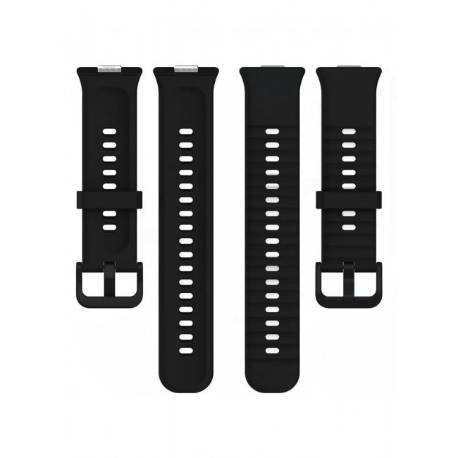 CATANES Wristband for Huawei Watch Fit 3/Fit 4/Fit 4 Pro Bands, Silicone Bracelet Quick Release Arm Band, Replacement Smartwatch Band Quick Release Sport Strap - Black