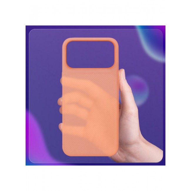 CATANES 2Packs Case Cover for iPhone 17 Pro Max, Air Skin Line Design Back Cover, Sturdy Durable Ultra-Thin Case, Drop Protection Cover Clear with 3D Screen Protector - Cosmic Orange