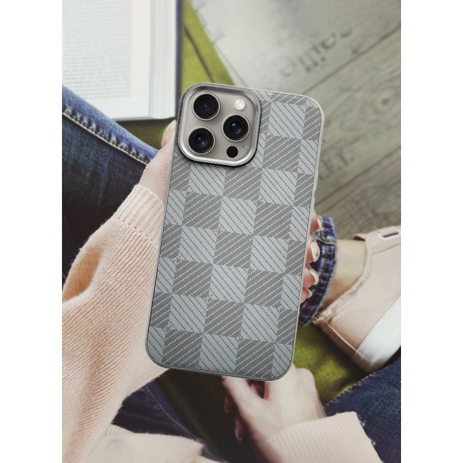 CATANES [for iPhone 15 Pro] Case Cover 2024 New Pattern Aramid Carbon Fiber Phone Case Slim & Light Design