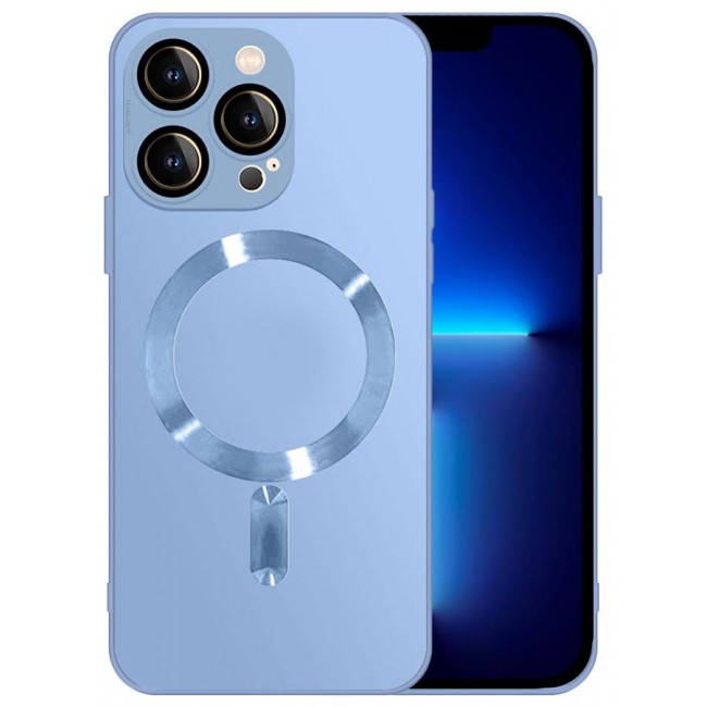 CATANES 2 Packs For iPhone 14 Pro Max Case and Screen Protector With MagSafe Built In High Grade TPU Material Light Blue