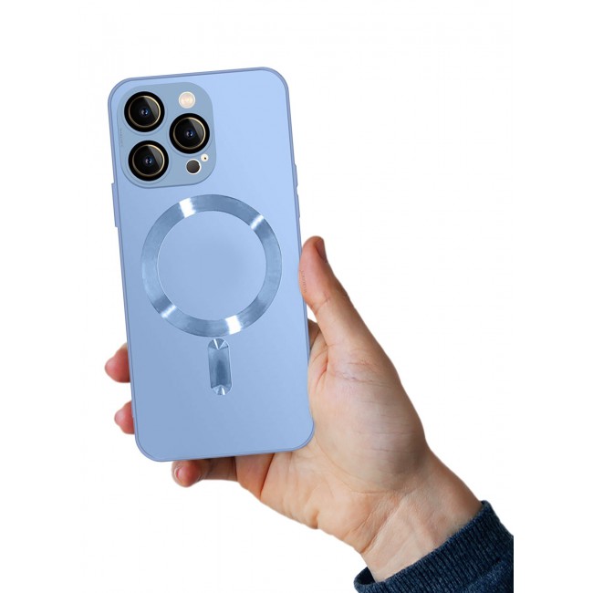 CATANES 2 Packs For iPhone 14 Pro Max Case and Screen Protector With MagSafe Built In High Grade TPU Material Light Blue