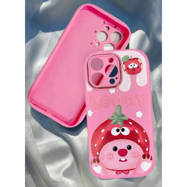 CATANES iPhone 15 Pro Max Case Cover Cartoon Case Unique Design for Women Girls with Camera Lens Protection P06