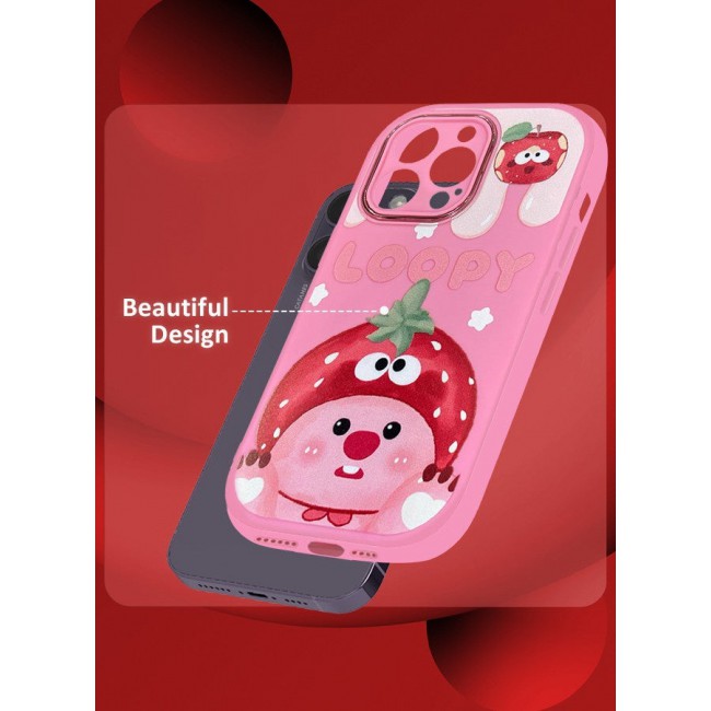 CATANES iPhone 15 Pro Max Case Cover Cartoon Case Unique Design for Women Girls with Camera Lens Protection P06