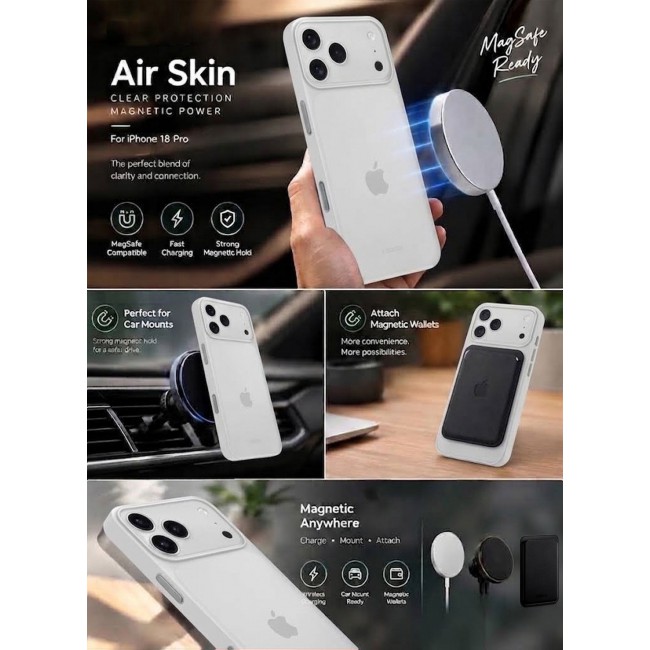 KZDOO Air Skin Case for iPhone 18 Pro - Ultra Slim 0.3mm Protective Cover