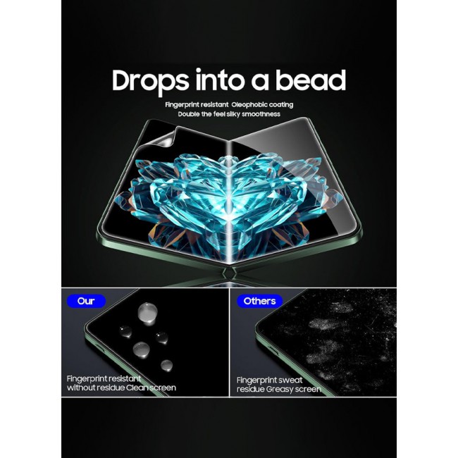 CATANES OPPO Find N3 Screen Protector Clear Anti-Scratch Shockproof Screen Film Sensitive Touch Tempered Glass Screen Protector