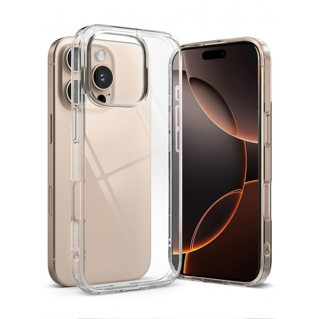 CATANES ( for iPhone 16 Pro ) 3 Pack, 1 Case and 2 Screen Protectors, Clear TPU, Ultra Slim, Shockproof, Scratch-Resistant Case Cover