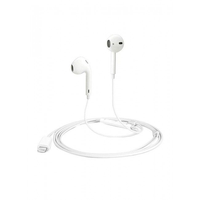CATANES Earphones with Microphone and Controls for Apple iPhone 12/13/14 Pro Max White