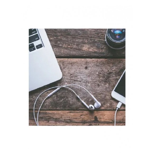 CATANES Earphones with Microphone and Controls for Apple iPhone 12/13/14 Pro Max White