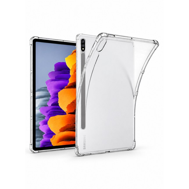 CATANES For Samsung Galaxy Tab S7 Transparent TPU Bumper Protective Case