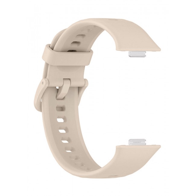 CATANES Wristband for Huawei Watch Fit 3/Fit 4/Fit 4 Pro Bands, Silicone Bracelet Quick Release Arm Band, Replacement Smartwatch Band Quick Release Sport Strap - Beige