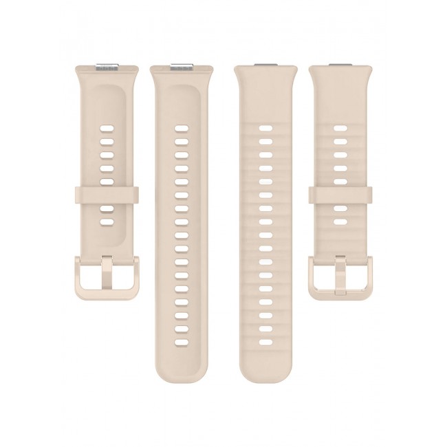 CATANES Wristband for Huawei Watch Fit 3/Fit 4/Fit 4 Pro Bands, Silicone Bracelet Quick Release Arm Band, Replacement Smartwatch Band Quick Release Sport Strap - Beige