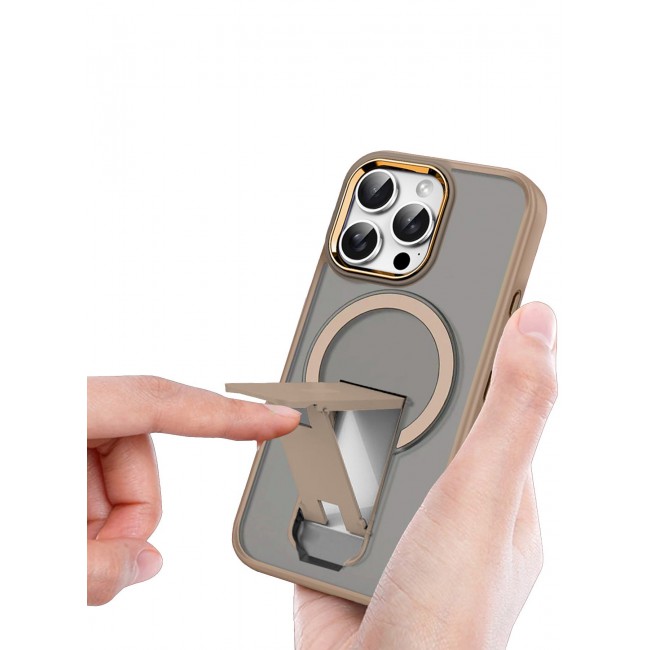 CATANES ( for iPhone 16 Pro ) Case Magnetic Kickstand Cover with Screen Camera Protection Support Wireless Charging Cover