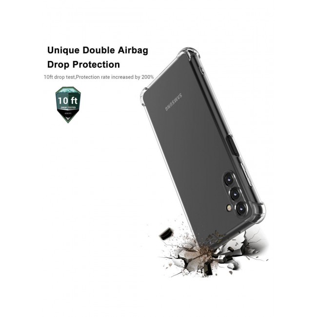 CATANES Samsung Galaxy A13 5G Case Clear Shockproof Slim Back Cover Airbag Bumper Corner Anti-Fall Transparent Soft TPU Case 6.5 inch
