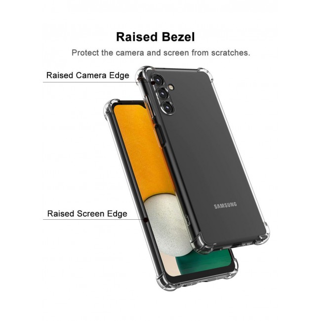 CATANES Samsung Galaxy A13 5G Case Clear Shockproof Slim Back Cover Airbag Bumper Corner Anti-Fall Transparent Soft TPU Case 6.5 inch