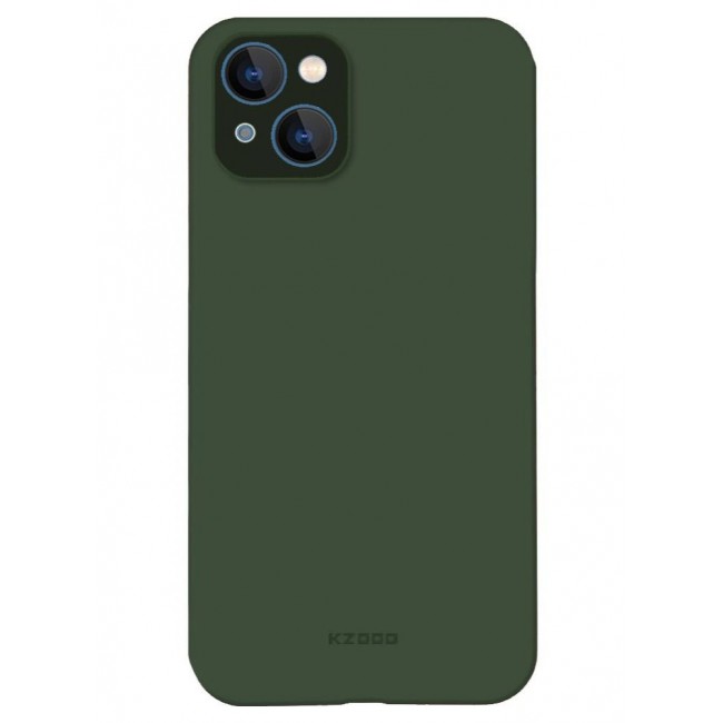 KZDOO iPhone 14 Plus Case Air Skin Series Ultra Slim Frosted Anti Slip Back Cover Full Coverage Camera Lens Protection 6.7 inch Green