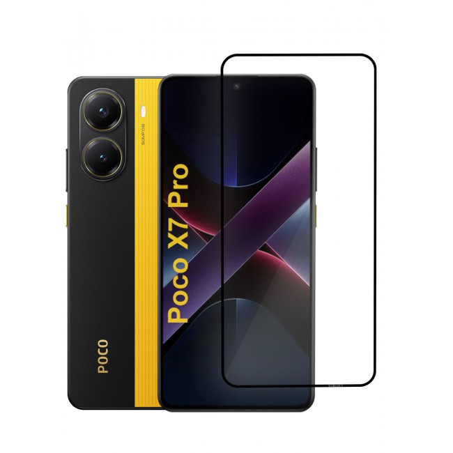 CATANES Screen Protector for Poco X7 Pro, Premium 3D Curved Tempered Glass Full Edge-to-Edge Coverage, Scratch Resistant, Ultra Clear