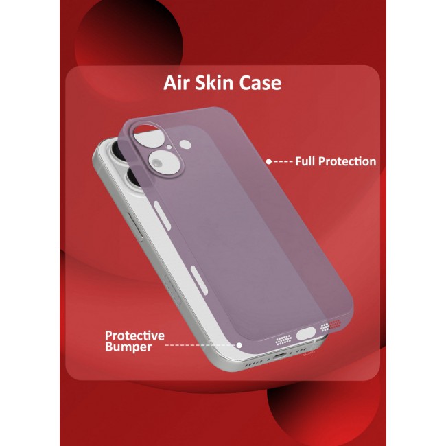 CATANES ( for iPhone 16 Plus ) Case Cover Air Skin Series Back Cover Sturdy Durable Thin Case Drop Protection Cover Clear