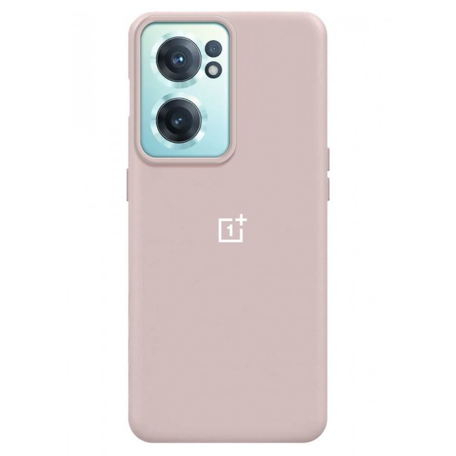 CATANES OnePlus Nord CE2 Case Silicone Cover Soft and Durable Comfortable to Grip Soft Flexible Rubber Protective Case Sand Pink