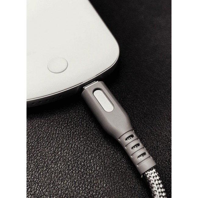 CATANES 2Packs Magnetic USB-C to Lightning Fast Charging Cable (1M) - PD 18W, Snap-On Design, MFi-Certified, Nylon-Braided - Dark and Light Grey