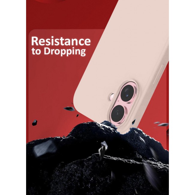 CATANES (for iPhone 16 Plus) Case, Slim Silicone Case, Full Covered Anti Scratch Shockproof Protective Cover