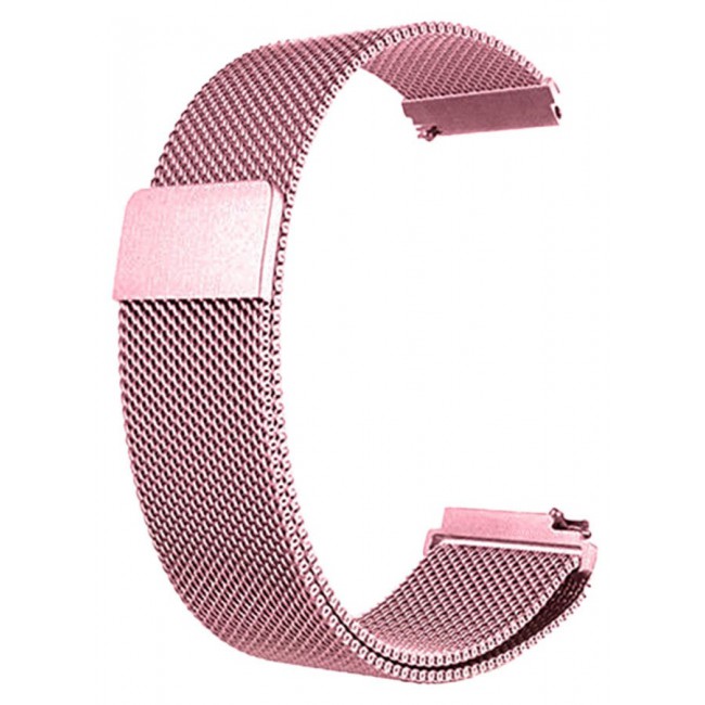 CATANES (for Huawei GT4 22mm) Milanese Strap, Adjustable Stainless Steel Band Men and Women Mesh Loop Magnetic Clasp Replacement Band Rose Gold