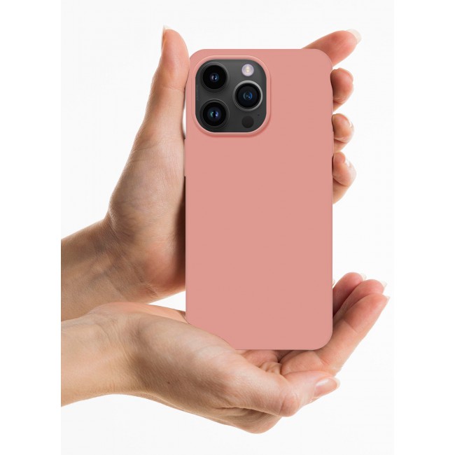CATANES Silicone Case Cover for Apple iPhone 13 Pro Max - Pink